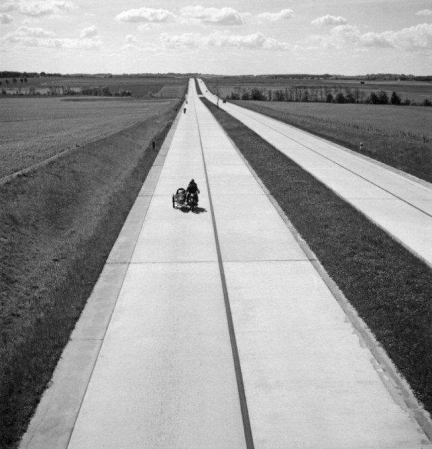 Новий автобан. Німеччина, 1930-ті роки