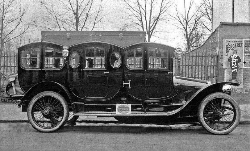 Початок ери лімузинів: Французький лімузин 1910 року