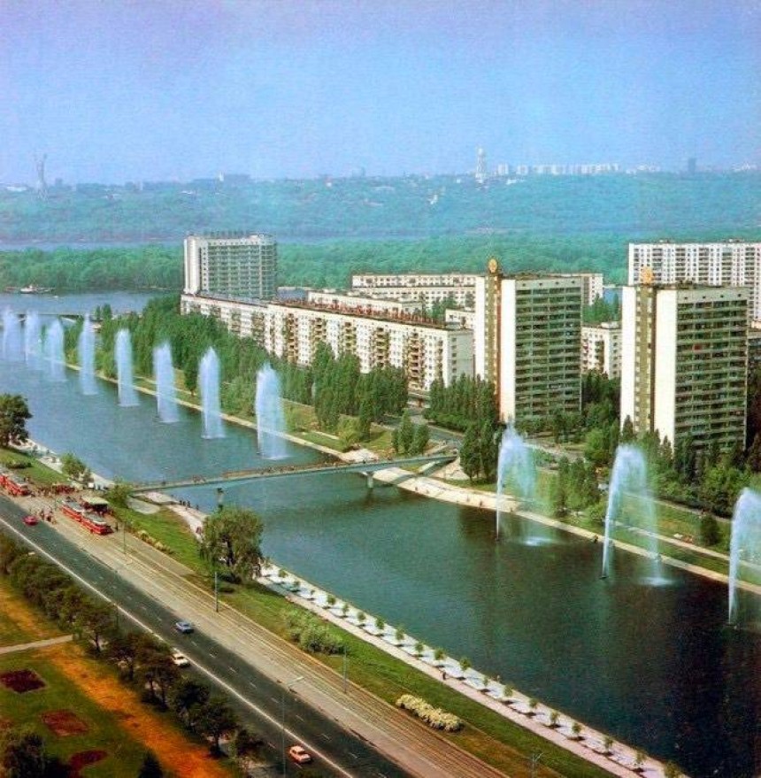 Русанівський канал, Київ, 1986: історія, архітектура та урбаністичні зміни