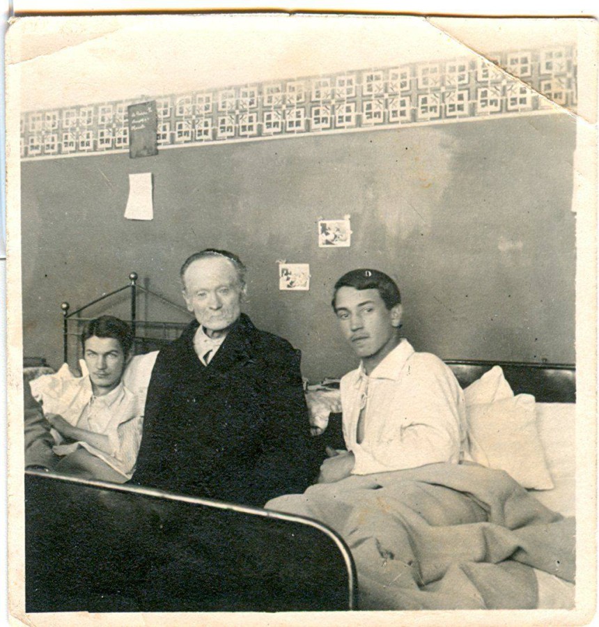 Іван Франко в Притулку Січових стрільців у Львові, 1916 рік