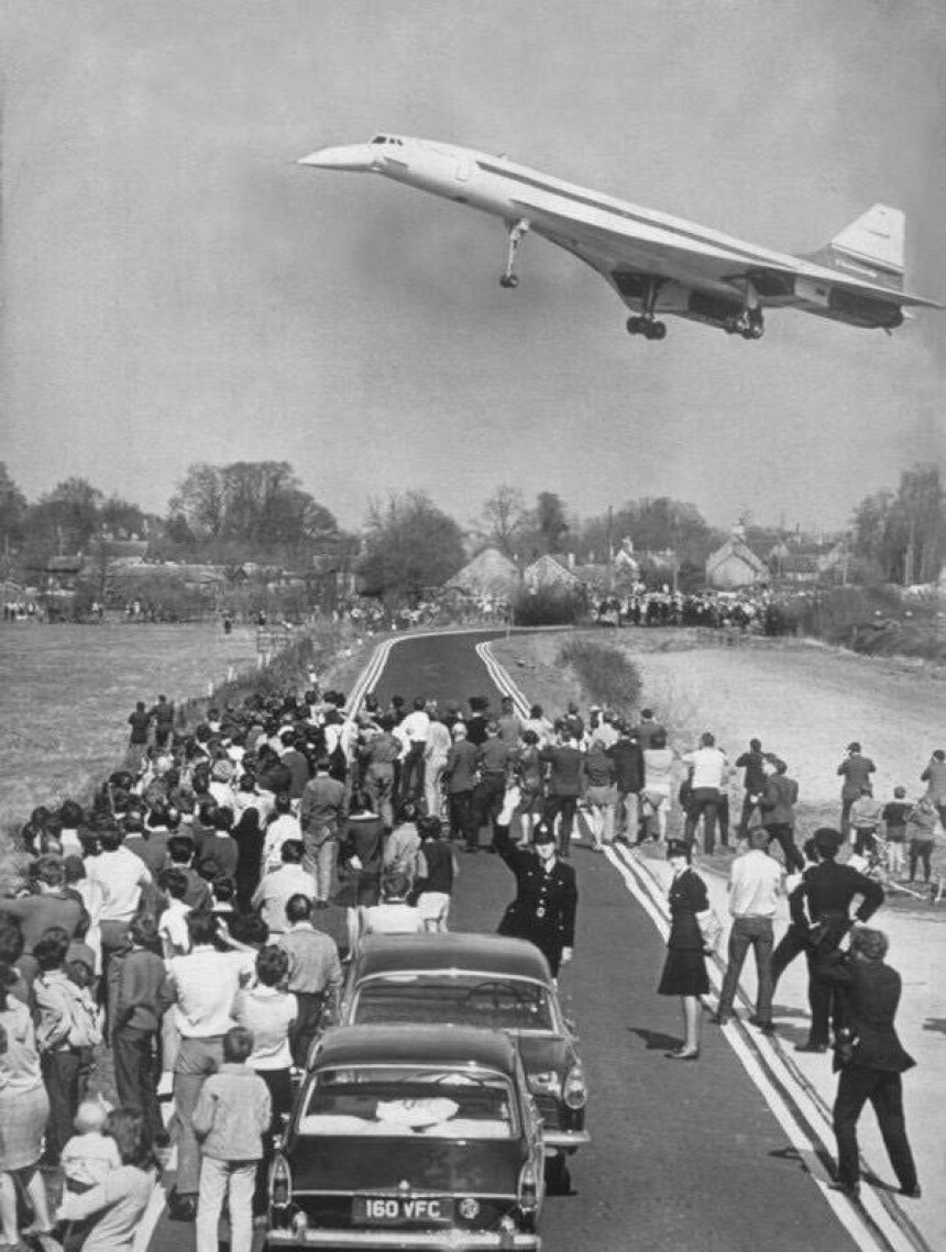 Льотні випробування Конкорда на авіабазі Ферфорд, 1969