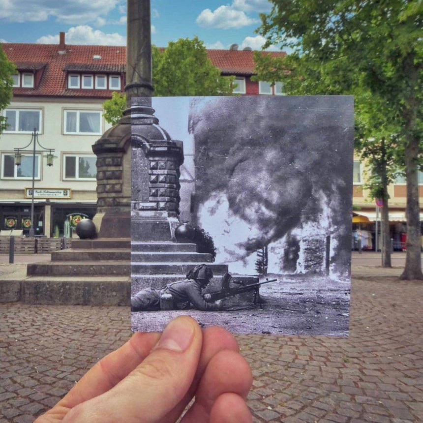 Міська площа в Ільцені, Німеччина: архітектура та історія